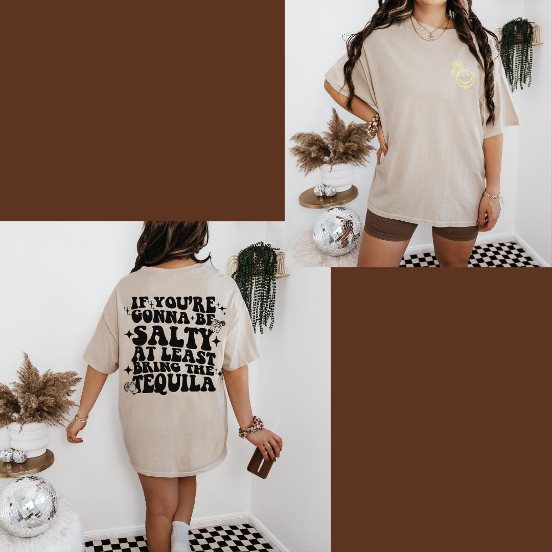 Black Salty Tequila T-Shirt